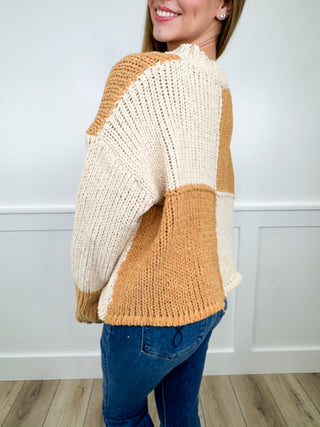Very Approachable Knit Long Sleeve Avery Mae Sweater Top - 2 colors!