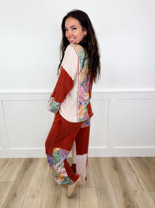 Back to the Beginning High Rise Cotton Wide Leg Avery Mae Bottoms - 3 colors!