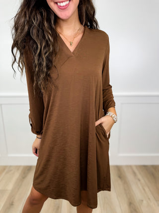 Dear Scarlett Thinking Straight Wrinkle-Free Dress - 7 colors!