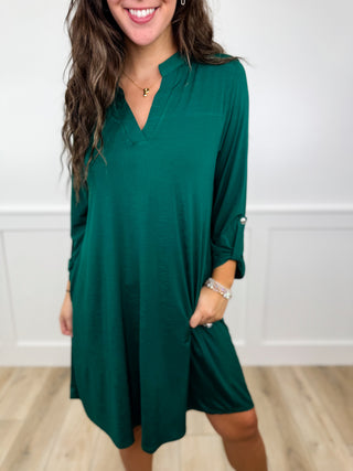 Dear Scarlett Thinking Straight Wrinkle-Free Dress - 7 colors!