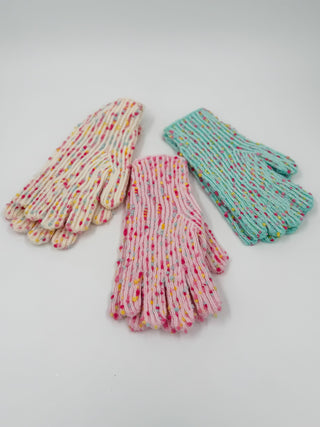 Confetti Knit Gloves - 3 options!
