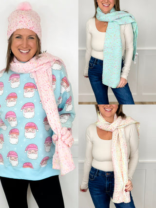 Confetti Knit Scarf - 3 options!