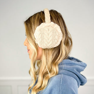 Brave the Cold Cable Knit Earmuffs - 9 colors!