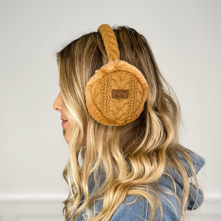 Brave the Cold Cable Knit Earmuffs - 9 colors!