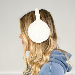 Brave the Cold Cable Knit Earmuffs - 9 colors!