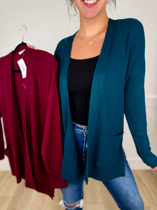 One Never Knows Knit Long Sleeve Avery Mae Cardigan - 3 colors!