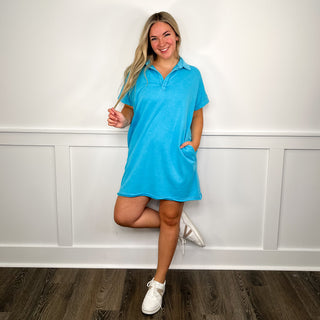 I Won't Show You Twice Cotton Blend Short Sleeve Avery Mae Dress - 2 colors!