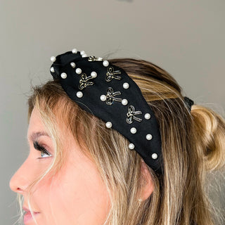 FAB-BOW-LOUS Embellished Headband - 5 colors!