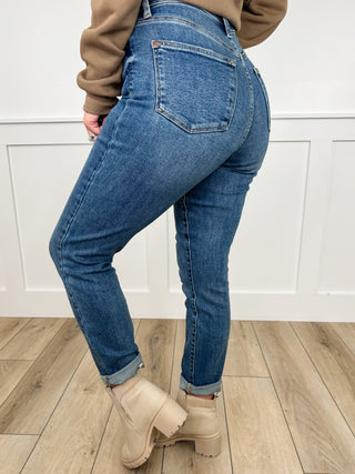 Judy Blue Fallon High Rise Slim Fit Medium Wash Jeans