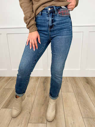 Judy Blue Fallon High Rise Slim Fit Medium Wash Jeans