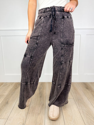 All About First Impressions High Rise Straight Leg Black Avery Mae Bottoms