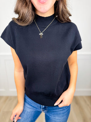 Sew In Love It's All There Knit Cap Sleeve Mom Cropped Top - 3 colors!