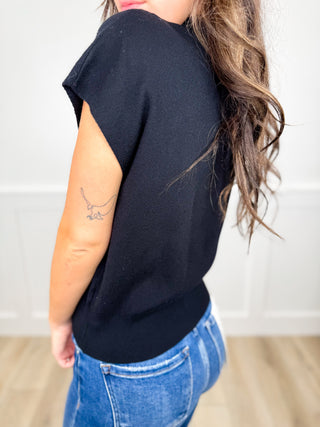 Sew In Love It's All There Knit Cap Sleeve Mom Cropped Top - 3 colors!