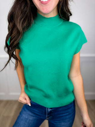 Sew In Love It's All There Knit Cap Sleeve Mom Cropped Top - 3 colors!