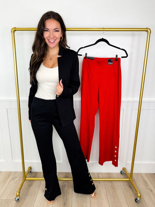 Dear Scarlett Feeling Positive High Rise Rayon Blend Bottoms - 2 colors!