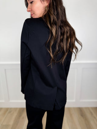 Dear Scarlett Party Running Rayon Blend Long Sleeve Blazer - 2 colors!