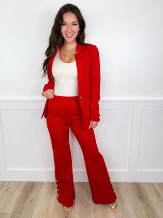 Dear Scarlett Party Running Rayon Blend Long Sleeve Blazer - 2 colors!