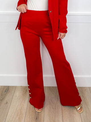 Dear Scarlett Feeling Positive High-Rise Rayon Blend Bottoms - 2 colors!