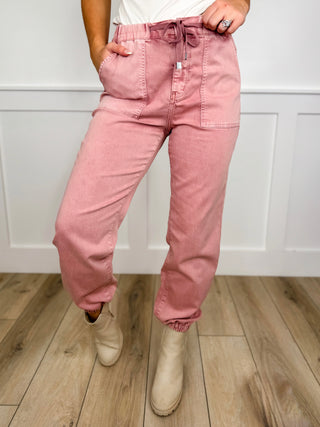 Mica Reign High-Rise Cropped Joggers - 5 colors!
