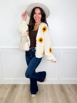 Judy Blue Ayla High Rise Flare Dark Wash Jeans