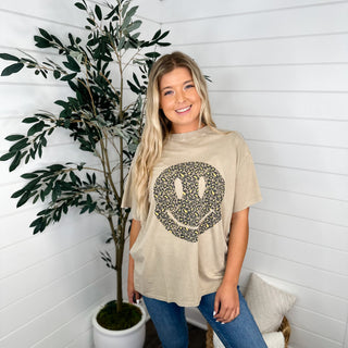 Easel Smiles For Days Cotton Short Sleeve Graphic Top - 8 colors!