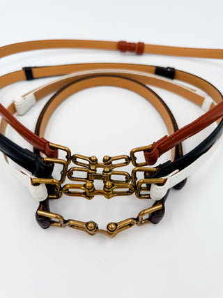 What Happens Next Faux Leather Waist Belt - 4 colors!