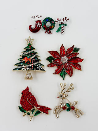 Festive Sparkles Brooch - 5 options!