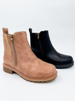 Corkys Time Stood Still Faux Leather Booties - 2 colors!