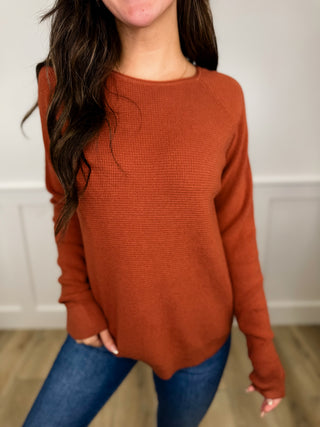 On Another Note Knit Long Sleeve Avery Mae Sweater Top - 5 colors!