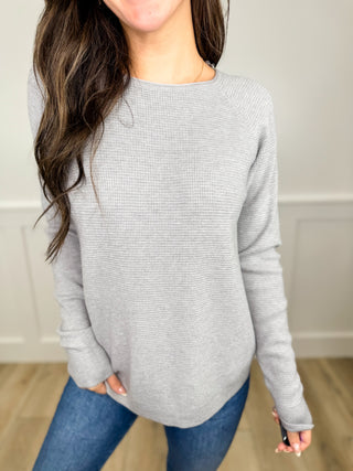 On Another Note Knit Long Sleeve Avery Mae Sweater Top - 5 colors!