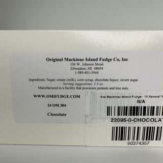 4oz Mackinac Island Fudge - 15 flavors! *FINAL SALE*