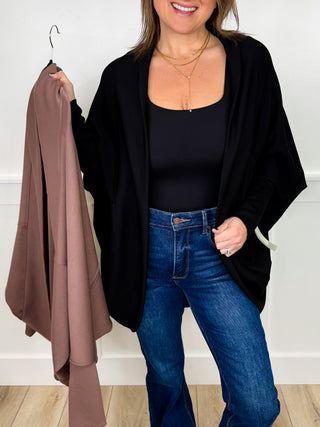 Mono B Always Myself Long Sleeve Cardigan - 2 colors!