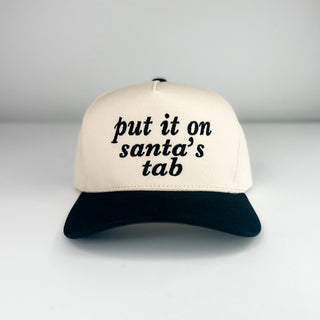 Santa's Tab Cotton Hat - 3 colors!