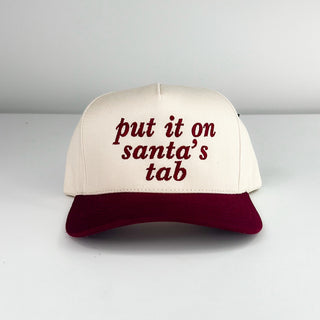 Santa's Tab Cotton Hat - 3 colors!