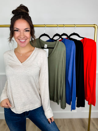 Sew In Love Basic Beauty Lightweight Long Sleeve Top - 5 colors!