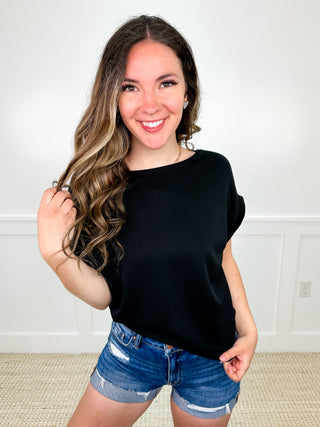 Reaching For it Short Sleeve Avery Mae Top - 2 colors!