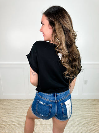 Reaching For it Short Sleeve Avery Mae Top - 2 colors!