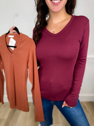 Basic Making the Most Long Sleeve Avery Mae Top - 2 colors!