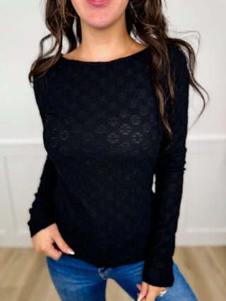Gaining Clarity Knit Long Sleeve Avery Mae Top - 4 colors!