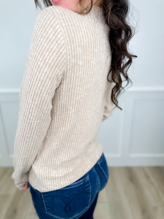 Going All Out Ribbed Long Sleeve Avery Mae Top - 2 colors!