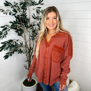 Matter of Fact Cotton Blend Long Sleeve Avery Mae Top - 3 colors!