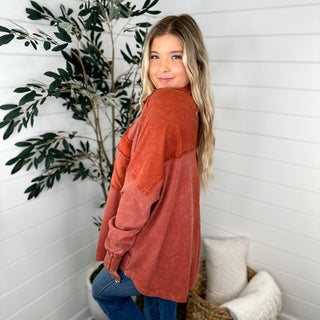 Matter of Fact Cotton Blend Long Sleeve Avery Mae Top - 3 colors!