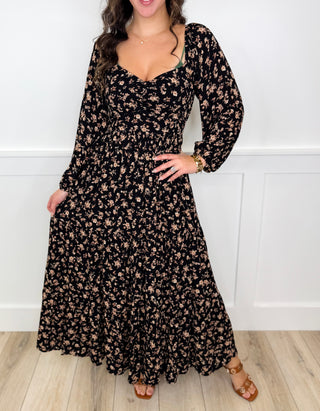 Hem & Thread Eyes on Me Black Dress