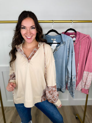 Easel Only One Direction Cotton Long Sleeve Hooded Top - 3 colors!