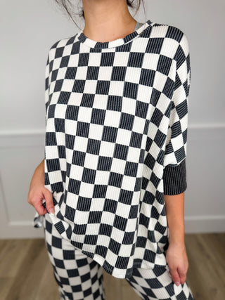 Do Your Thing Ribbed Short Sleeve Avery Mae Top - 2 colors!