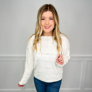 Beautiful Destinations Knit Long Sleeve Avery Mae Sweater Top - 3 colors!