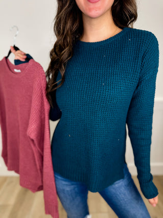 After Everything Knit Long Sleeve Avery Mae Sweater Top - 2 colors!