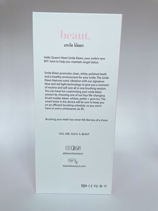 PRE-ORDER BEAUT smile kleen toothbrush