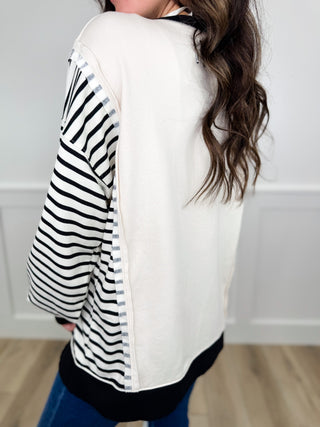 Almost Like Fate Cotton Blend Long Sleeve Avery Mae Top - 5 colors!