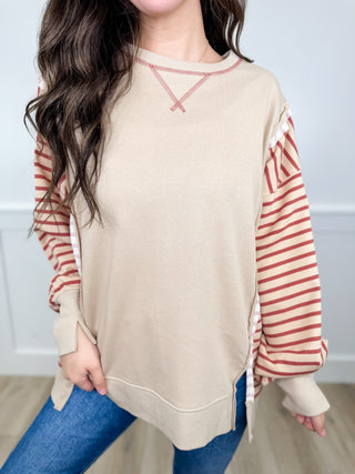 Almost Like Fate Cotton Blend Long Sleeve Avery Mae Top - 5 colors!